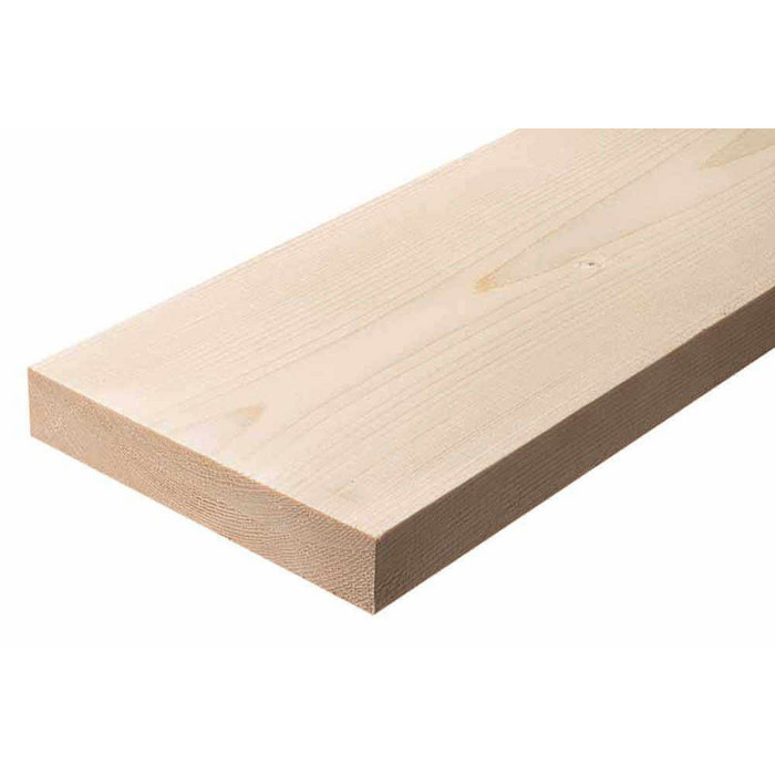 Доска сухая строганная 30х150х6000 сорт AB